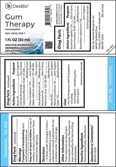 Gum Therapy (Dsrt253 Gum Therapy 8 1 24)